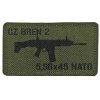 Nášivka CZ 805 BREN 2 5,56x45 NATO Zelená