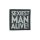 Nášivka Sexiest Man Alive černá - 3D plast